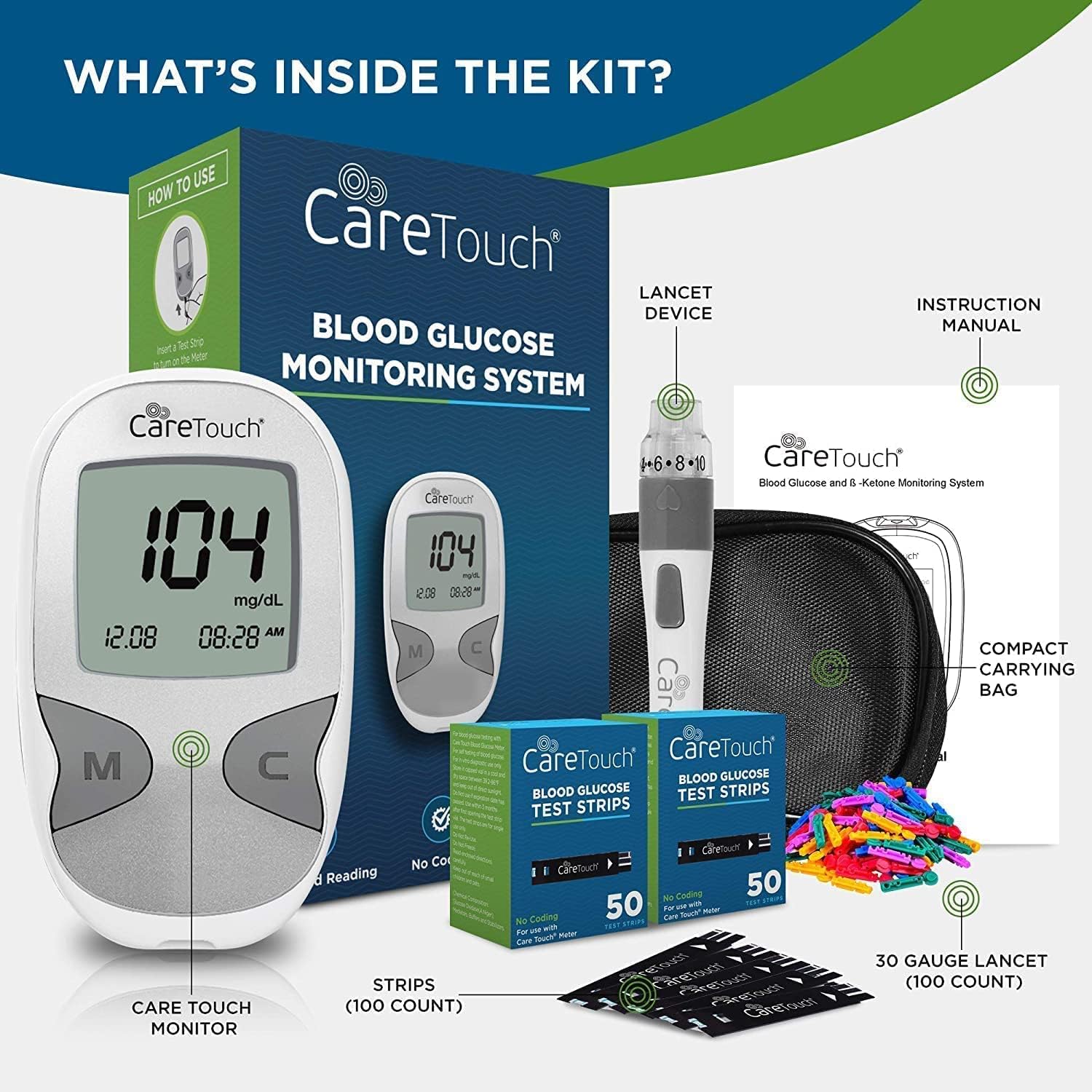 Comparing CGM Accessories: Belt Case, Glucometer Kit, and Adhesive Patches