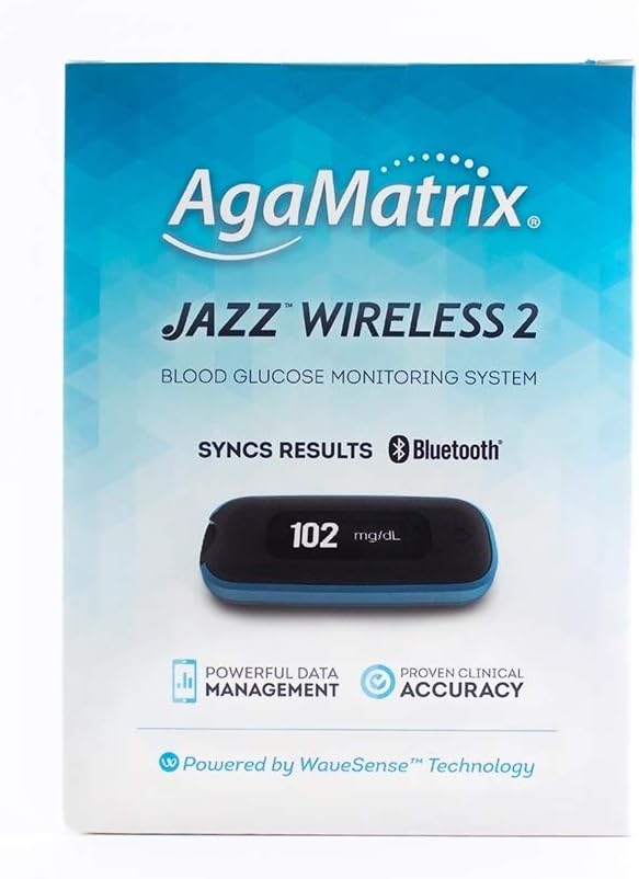 AgaMatrix Jazz Wireless 2 System Kit, 0.75 Pound