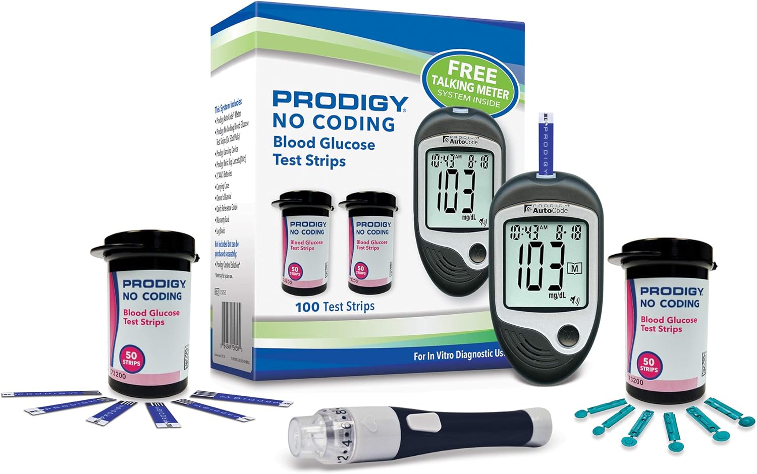 Glucose Monitor Kit Comparison: Prodigy, True Metrix Air, Accu-Chek FastClix