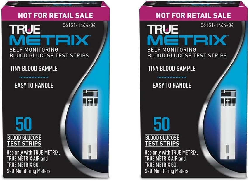 TRUE METRIX Blood Glucose Test Strips NFRS 100ct (100 Test Strips)